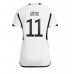Tyskland Mario Gotze #11 Replika Hemma matchkläder Dam VM 2022 Korta ärmar
